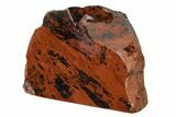 Polished Mahogany Obsidian Section - Mexico #153588-1